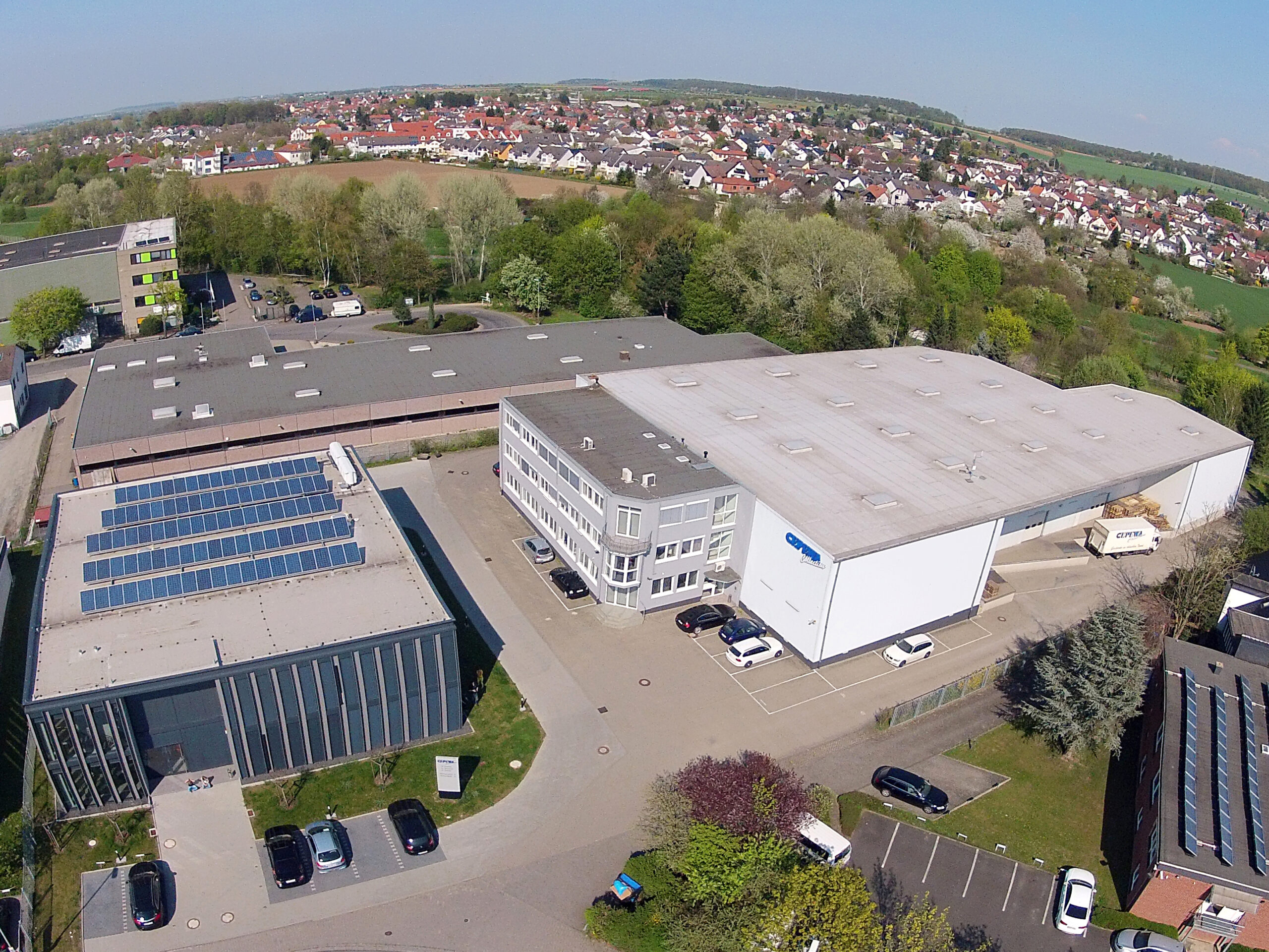 CEPEWA Gebäude Luftaufnahme, Großhandel für Deko- & Geschenkartikel CEPEWA Gebäude Luftaufnahme, Großhandel für Deko- & Geschenkartikel